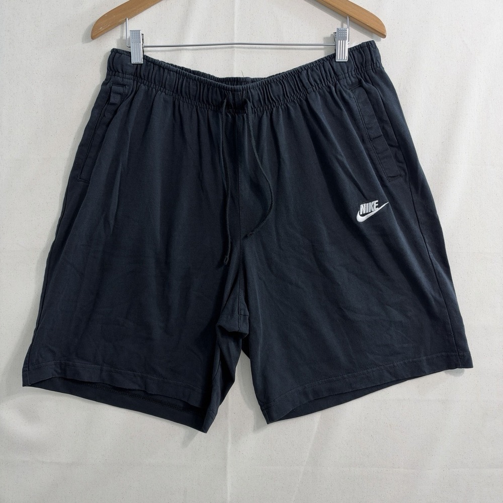 Nike Sportswear Club Fleece Shorts Mens 2XL Black French Terry BV2772-010